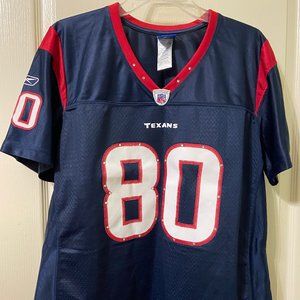 Texan Andrea Johnson 80 Ladies XL NFL Sport Shirt